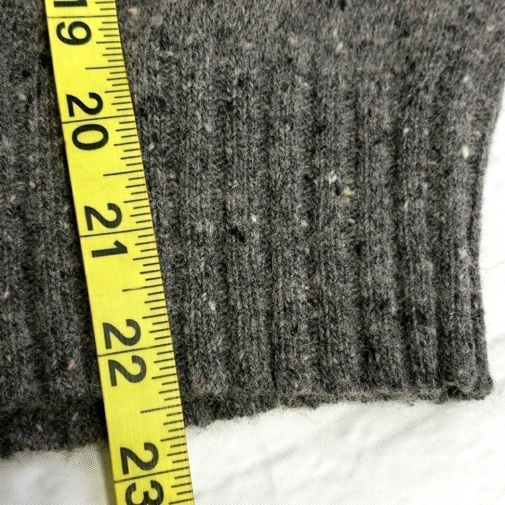 Crystal-Kobe Wool & Acrylic Turtleneck Grey EUC M - Picture 7 of 9